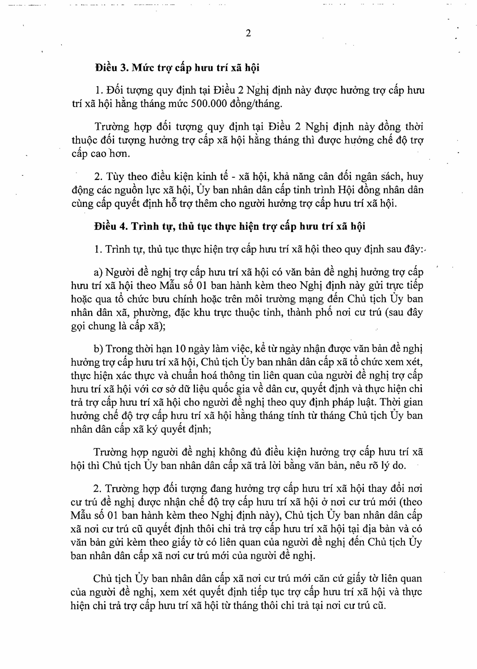 TOÀN VĂN: Nghị định 176/2025/NĐ-CP về trợ cấp hưu trí xã hội- Ảnh 3.