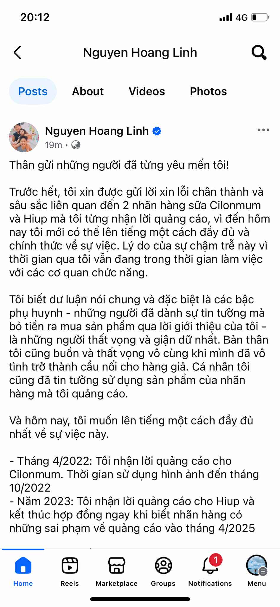 MC Hoàng Linh công khai xin lỗi khán giả vì đã "trở thành cầu nối cho hàng giả" - Ảnh 1.