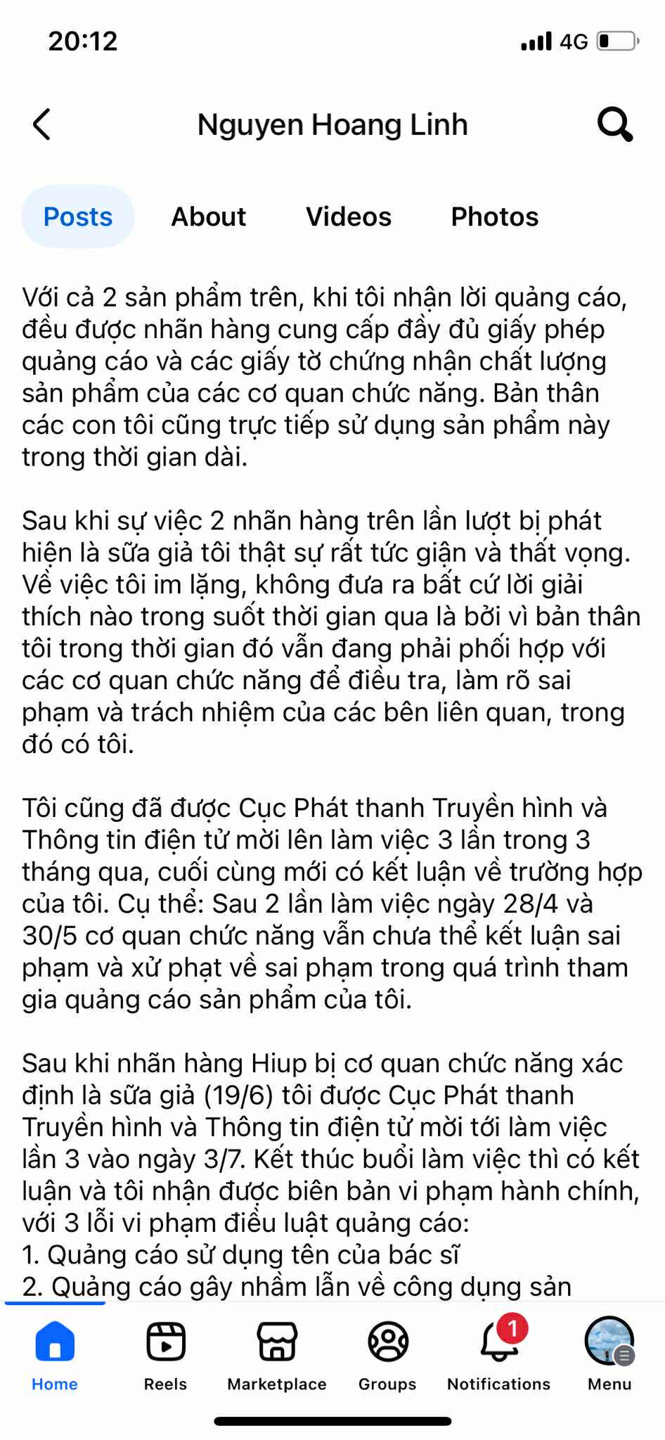 MC Hoàng Linh công khai xin lỗi khán giả vì đã "trở thành cầu nối cho hàng giả" - Ảnh 2.