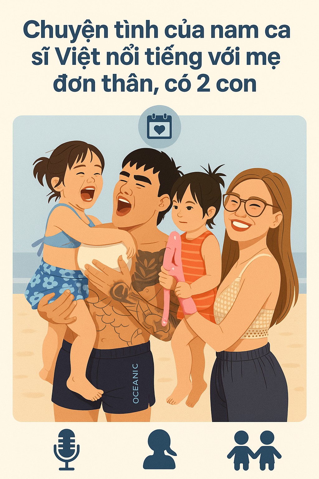 Chuyện tình của nam ca sĩ Việt nổi tiếng vừa cưới mẹ đơn thân, có 2 con riêng - Ảnh 2.