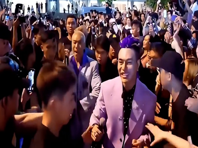 Video Lê Dương Bảo Lâm hoảng loạn vì bị fan nữ quá khích nhào tới tiếp cận - Ảnh 1.