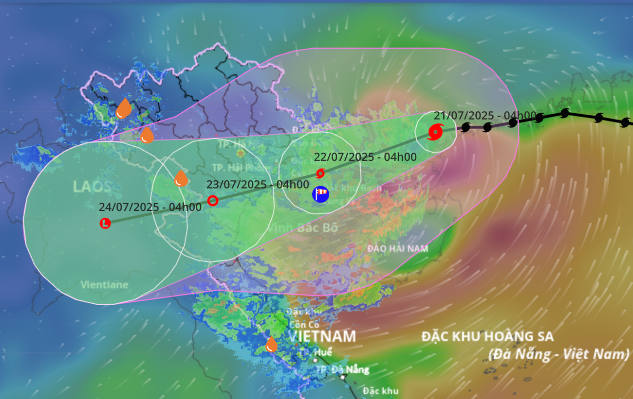 Bão số 3 diễn biến phức tạp , ảnh hưởng lớn đến Hưng Yên – Thanh Hóa - Ảnh 1.