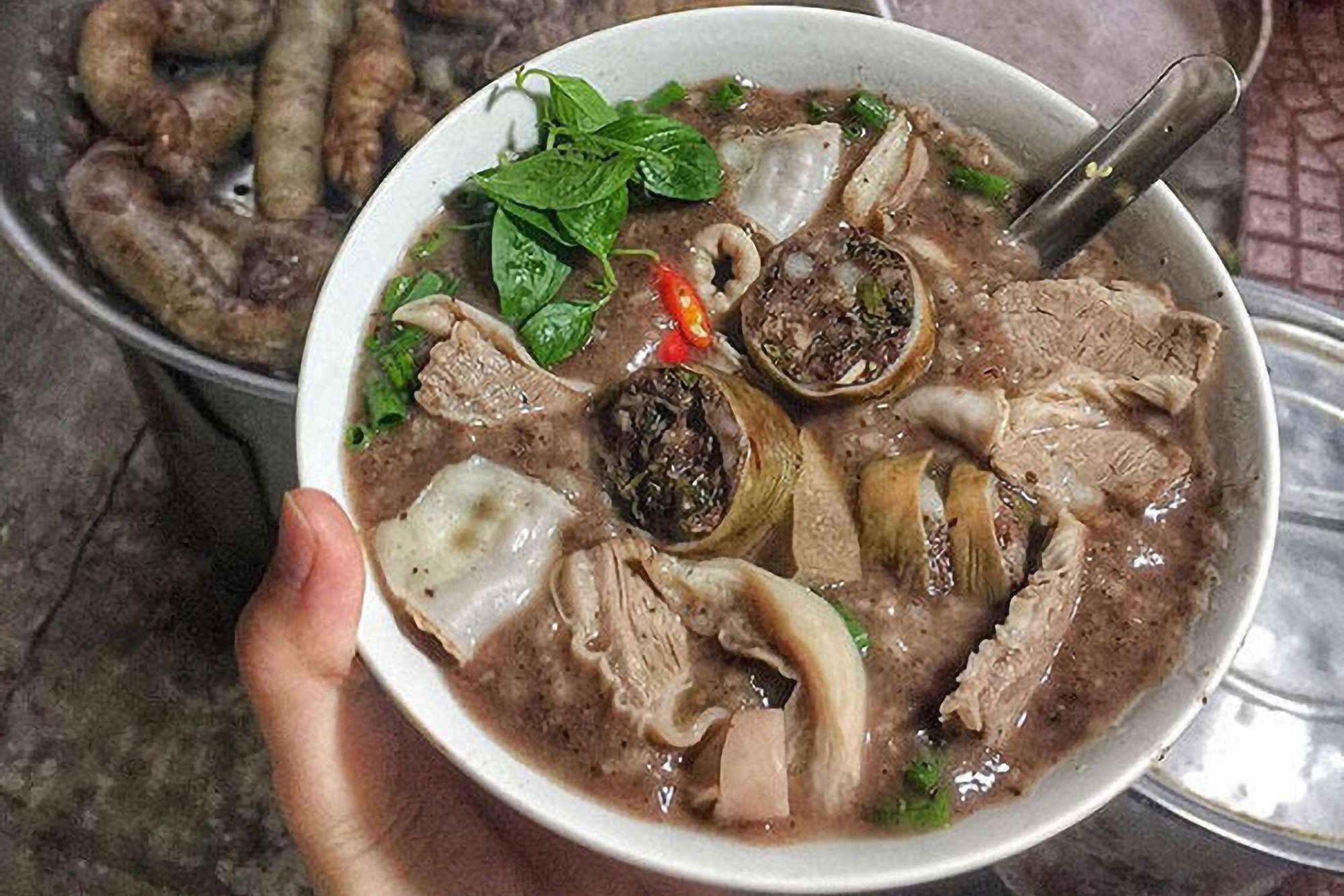 Món từ nội tạng thường được người Việt ăn sáng lên đài Hàn Quốc, du khách nhận xét:
