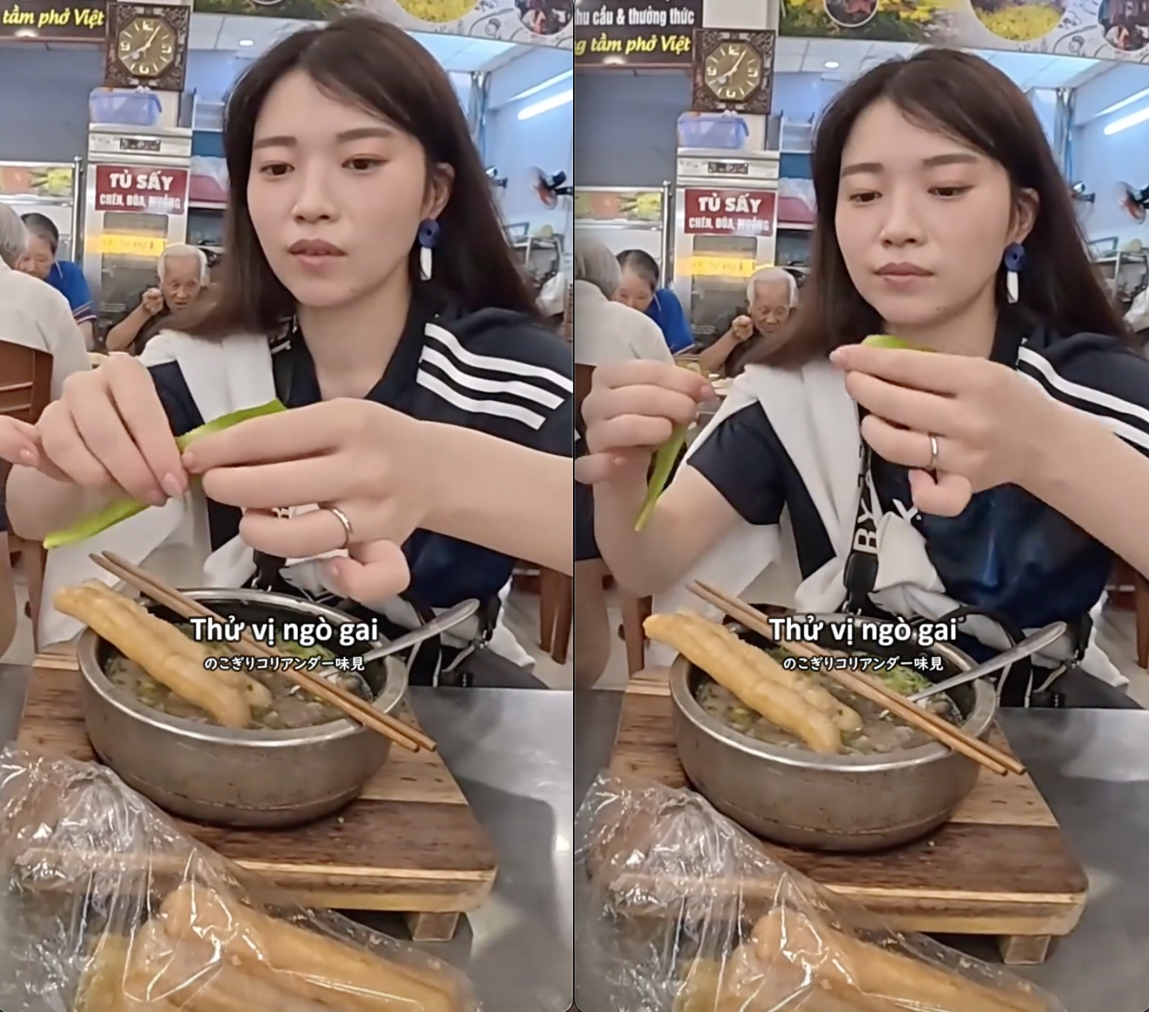 Khách Nhật bất ngờ khi thưởng thức rau thơm trong phở Việt Nam - Ảnh 1.
