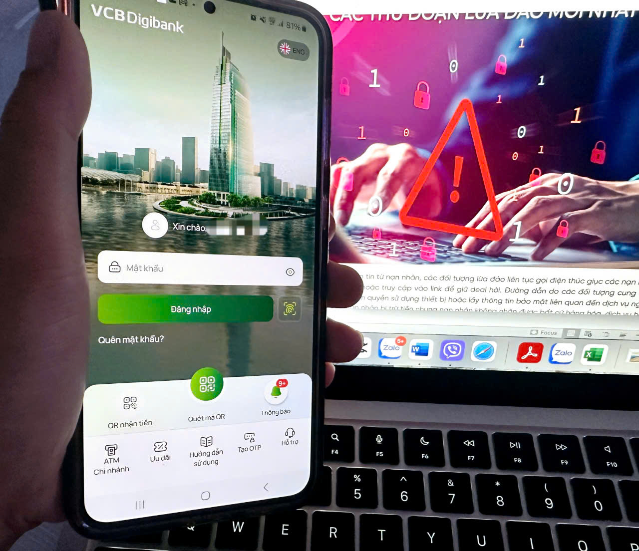 Thủ đoạn chiếm đoạt tiền mới nhất qua tin nhắn giả mạo ngân hàng- Ảnh 1. Thủ đoạn chiếm đoạt tiền mới nhất qua tin nhắn giả mạo ngân hàng- Ảnh 1.