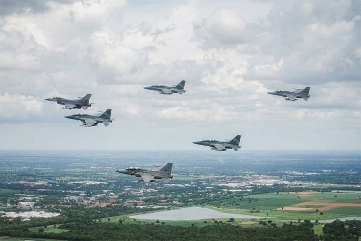 Thái Lan điều tiêm kích F-16 tập kích mục tiêu quân sự Campuchia