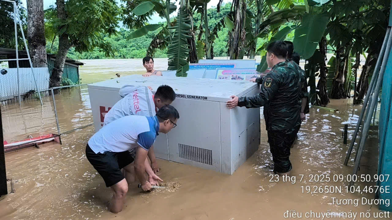 Ứng cứu khẩn cấp Nghệ An trong lũ lụt: Viettel cộng tài khoản, sẵn sàng Drone phát sóng cứu hộ, cứu nạn- Ảnh 1.