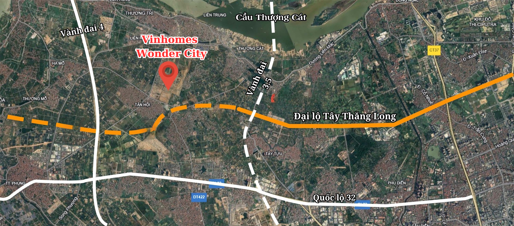 Người dân phía Tây Hà Nội đón tin vui: Đại lộ rộng 10 làn xe sắp hoàn thành, “mở lối” từ siêu đô thị của tỷ phú Phạm Nhật Vượng đến thẳng khu nhà giàu Ciputra - Ảnh 4.