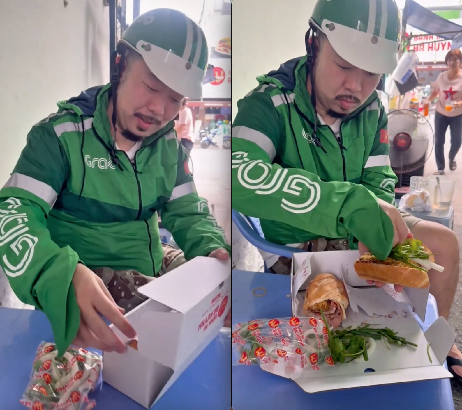 Khách Nhật cải trang mua bánh mì ở TP. HCM khiến dân mạng cười vỡ bụng - Ảnh 2.