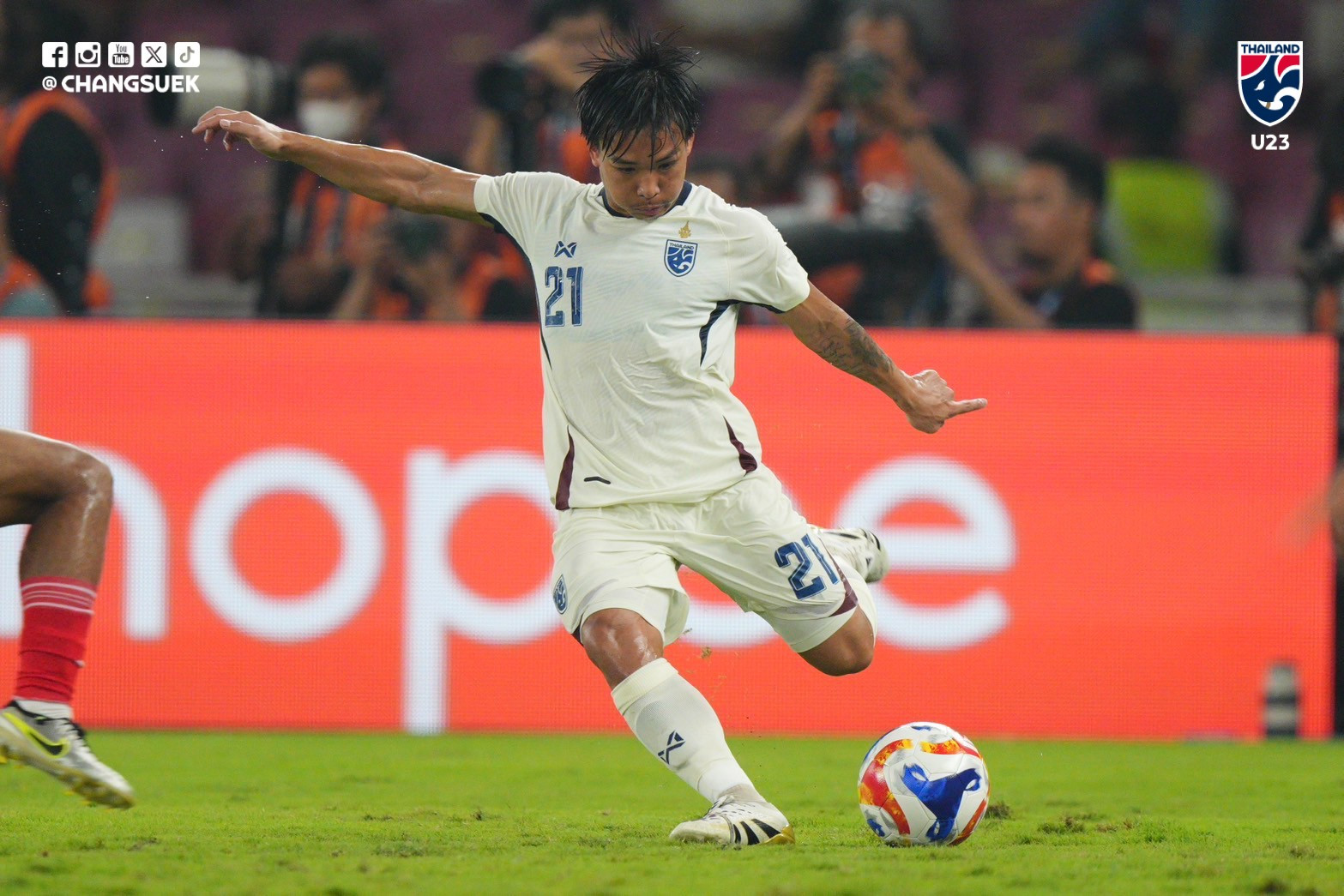 TRỰC TIẾP U23 Thái Lan 1-0 U23 Philippines: Voi chiến trẻ bất ngờ mở tỷ số - Ảnh 3.