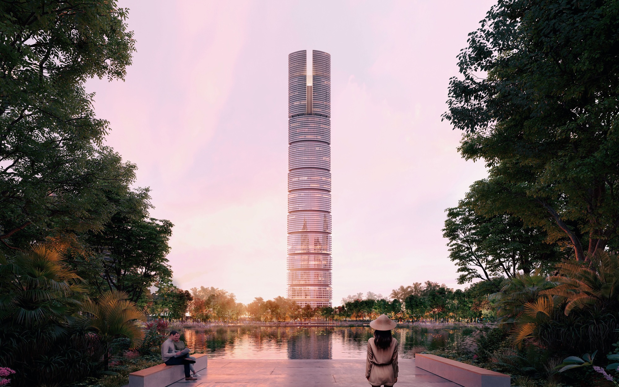 Siêu tháp tài chính 108 tầng cao nhất Việt Nam: Vượt Landmark 81 gần 200m, trên đỉnh sở hữu quả cầu mô phỏng chu kỳ mặt trăng thay đổi theo từng giờ- Ảnh 7.