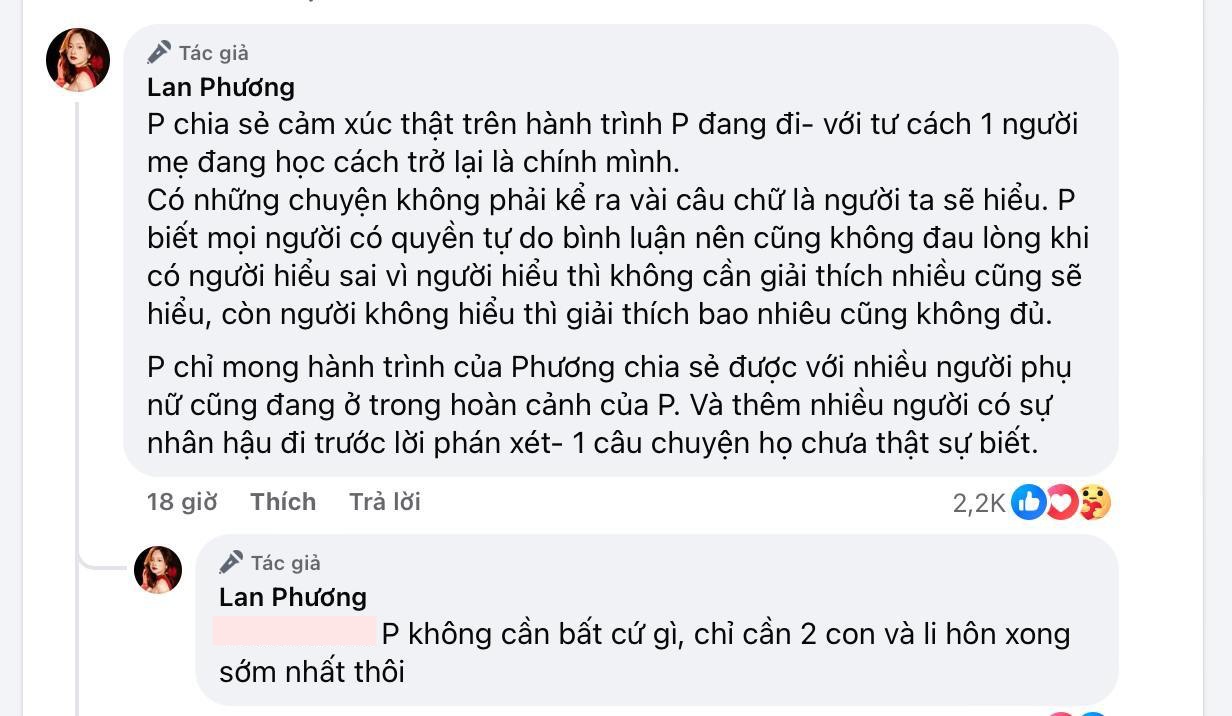 Căng thẳng vụ Lan Phương với chồng Tây: "Tôi không cần bất kì thứ gì, chỉ muốn ly hôn xong sớm nhất!" - Ảnh 2. Căng thẳng vụ Lan Phương với chồng Tây: "Tôi không cần bất kì thứ gì, chỉ muốn ly hôn xong sớm nhất!" - Ảnh 2.