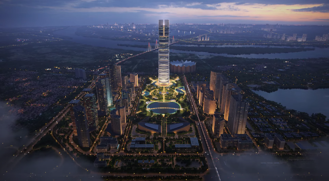 Siêu tháp tài chính 108 tầng cao nhất Việt Nam: Vượt Landmark 81 gần 200m, trên đỉnh sở hữu quả cầu mô phỏng chu kỳ mặt trăng thay đổi theo từng giờ- Ảnh 12.