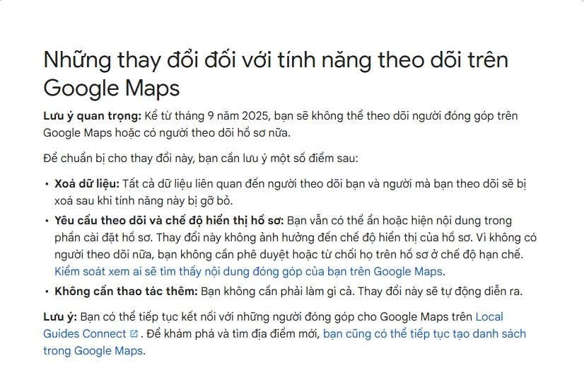 Google Maps Sắp Có Xóa Bỏ Tính Năng Hữu Ích Mà Người Dùng Cần Biết Google Maps Sắp Có Xóa Bỏ Tính Năng Hữu Ích Mà Người Dùng Cần Biết