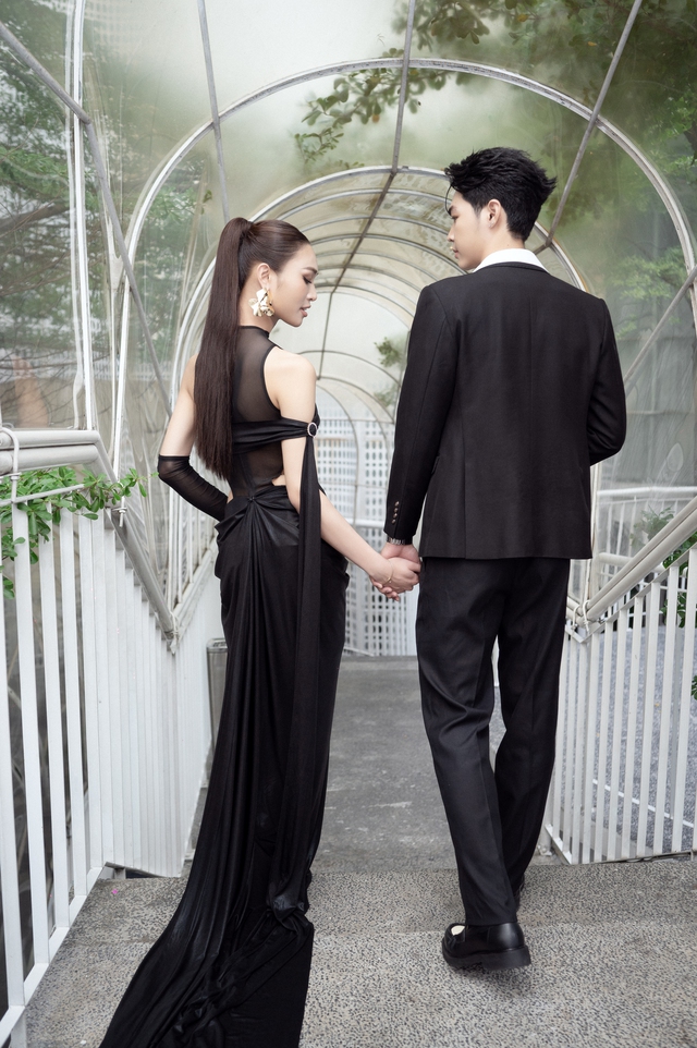 Á hậu chuyển giới Minh Anh công khai bạn trai cao 1m86, thoải mái chụp ảnh tình tứ tại thảm đỏ- Ảnh 3.