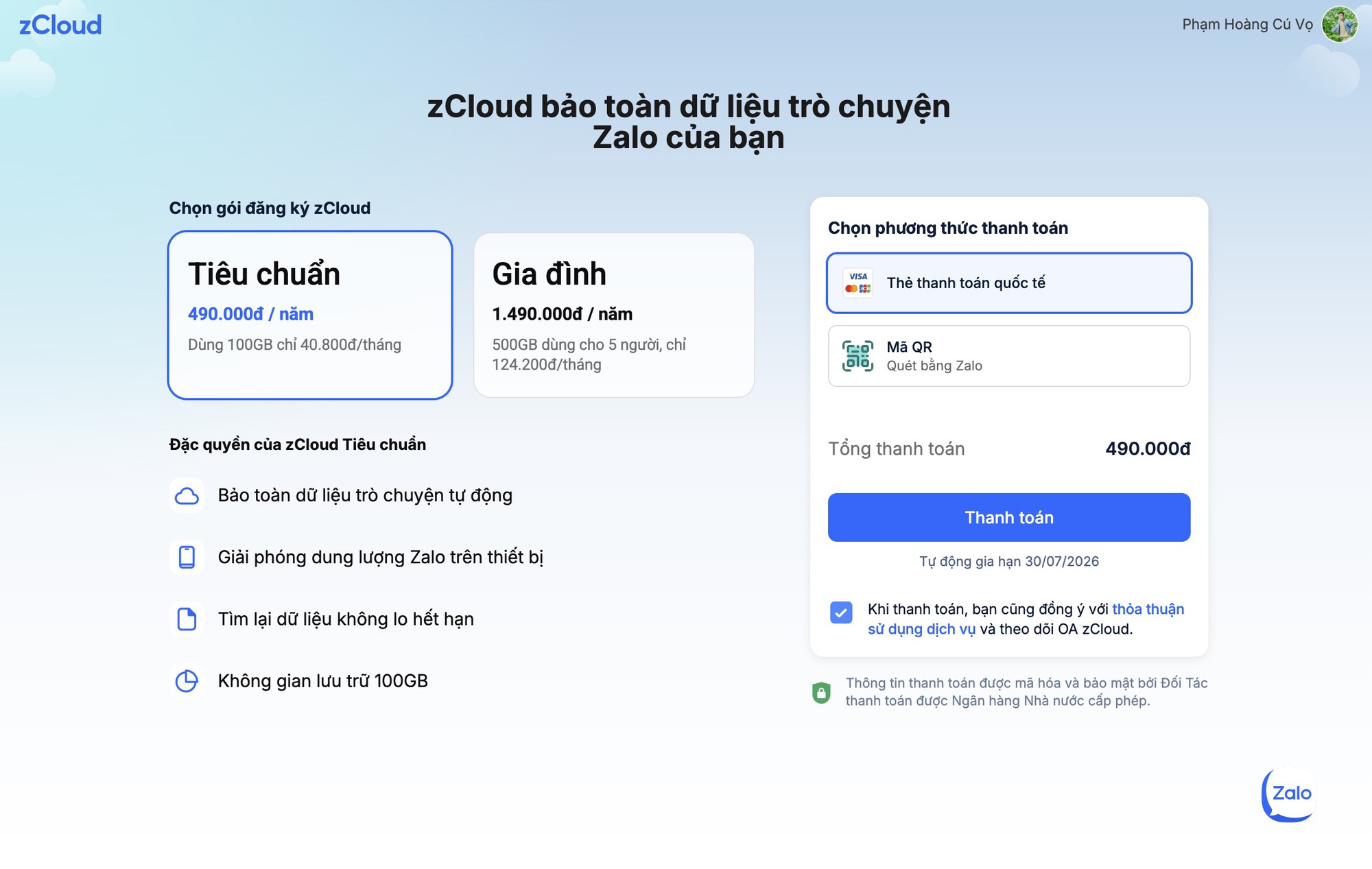 Zalo thu phí zCloud trên iPhone đắt hơn Android, người dùng hỏi tại sao vậy?- Ảnh 3. Zalo thu phí zCloud trên iPhone đắt hơn Android, người dùng hỏi tại sao vậy?- Ảnh 3.