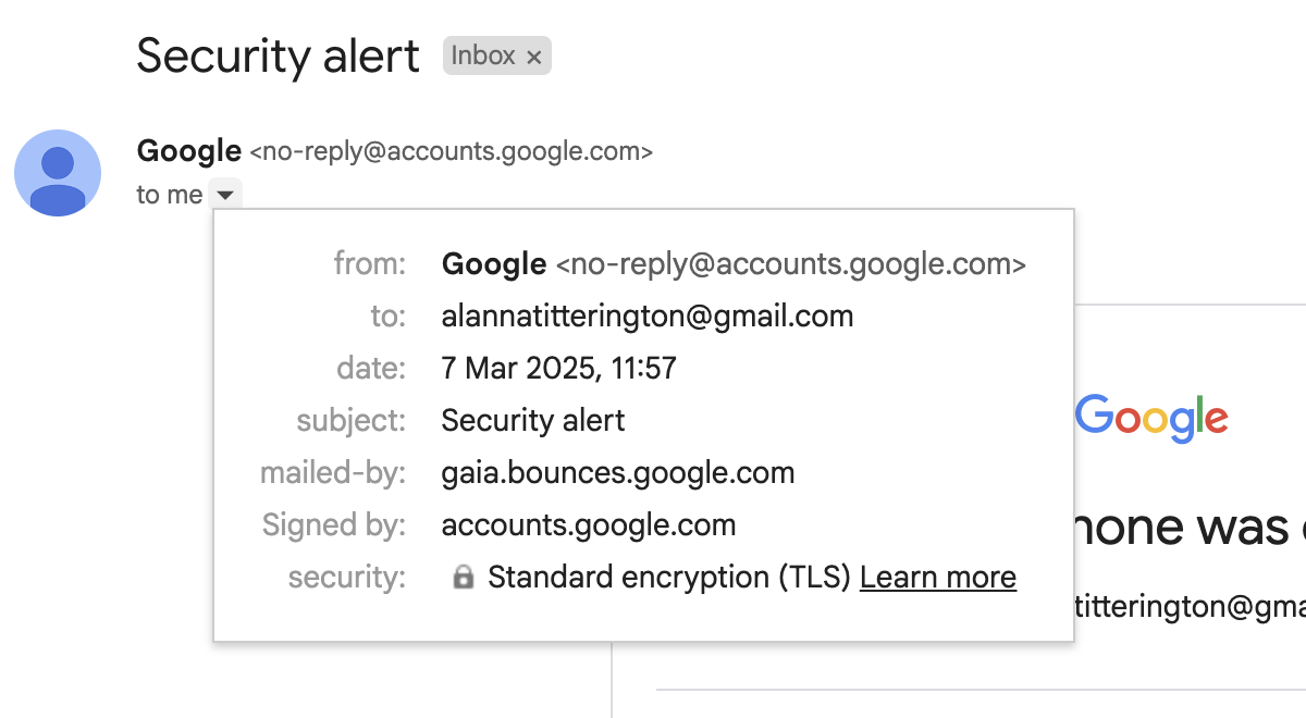 Đừng Nhấp Chuột Nếu Nhận Được Email Này Từ Google- Ảnh 1. Đừng Nhấp Chuột Nếu Nhận Được Email Này Từ Google- Ảnh 1.