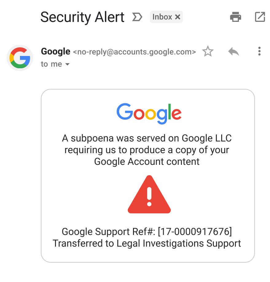 Đừng Nhấp Chuột Nếu Nhận Được Email Này Từ Google- Ảnh 2. Đừng Nhấp Chuột Nếu Nhận Được Email Này Từ Google- Ảnh 2.