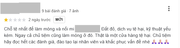 Tiệm nail của TikToker nổi tiếng bị "phốt" nối mi như cái quạt, cắt da chảy máu dậy sóng Threads - Ảnh 5. Tiệm nail của TikToker nổi tiếng bị "phốt" nối mi như cái quạt, cắt da chảy máu dậy sóng Threads - Ảnh 5.