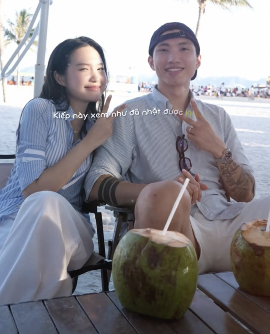 Đo&agrave;n Văn Hậu tung loạt ảnh th&acirc;n mật b&ecirc;n vợ, sắc v&oacute;c Top 10 Hoa hậu Do&atilde;n Hải My chiếm trọn spotlight- Ảnh 8.