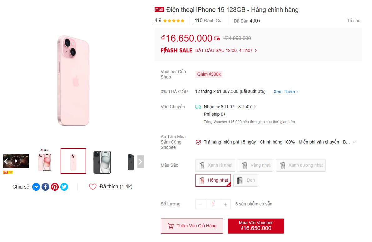 Nhiều mẫu iPhone giảm giá sập sàn , có mẫu chỉ còn nửa giá tại Shopee - Ảnh 3. Nhiều mẫu iPhone giảm giá sập sàn , có mẫu chỉ còn nửa giá tại Shopee - Ảnh 3.