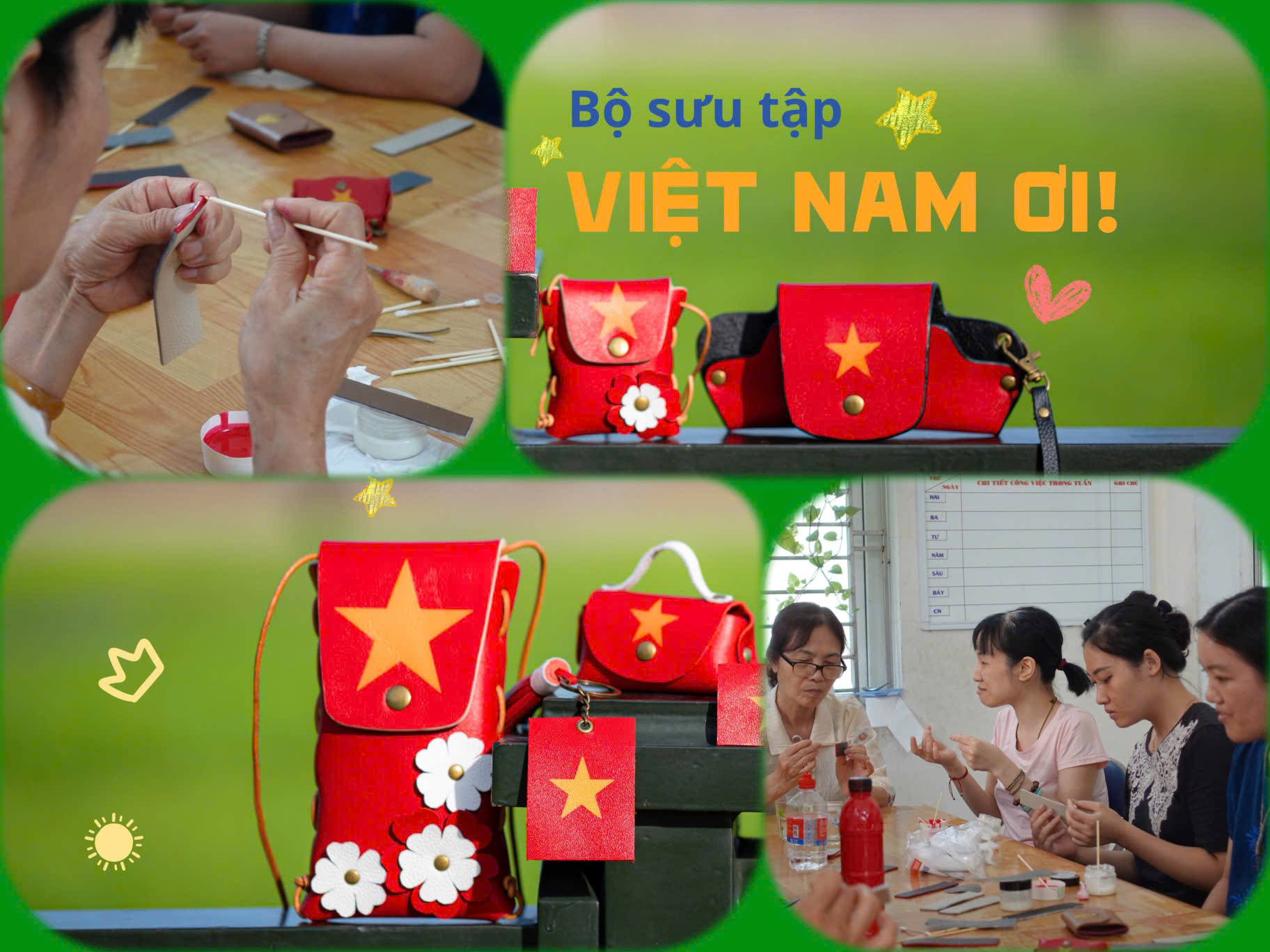 Gây sốt trước thềm Quốc Khánh, một startup từng lên sóng Shark Tank tung bộ sưu tập "cờ đỏ, sao vàng": 100% được làm thủ công bởi những người khuyết tật, tự kỷ - Ảnh 1.