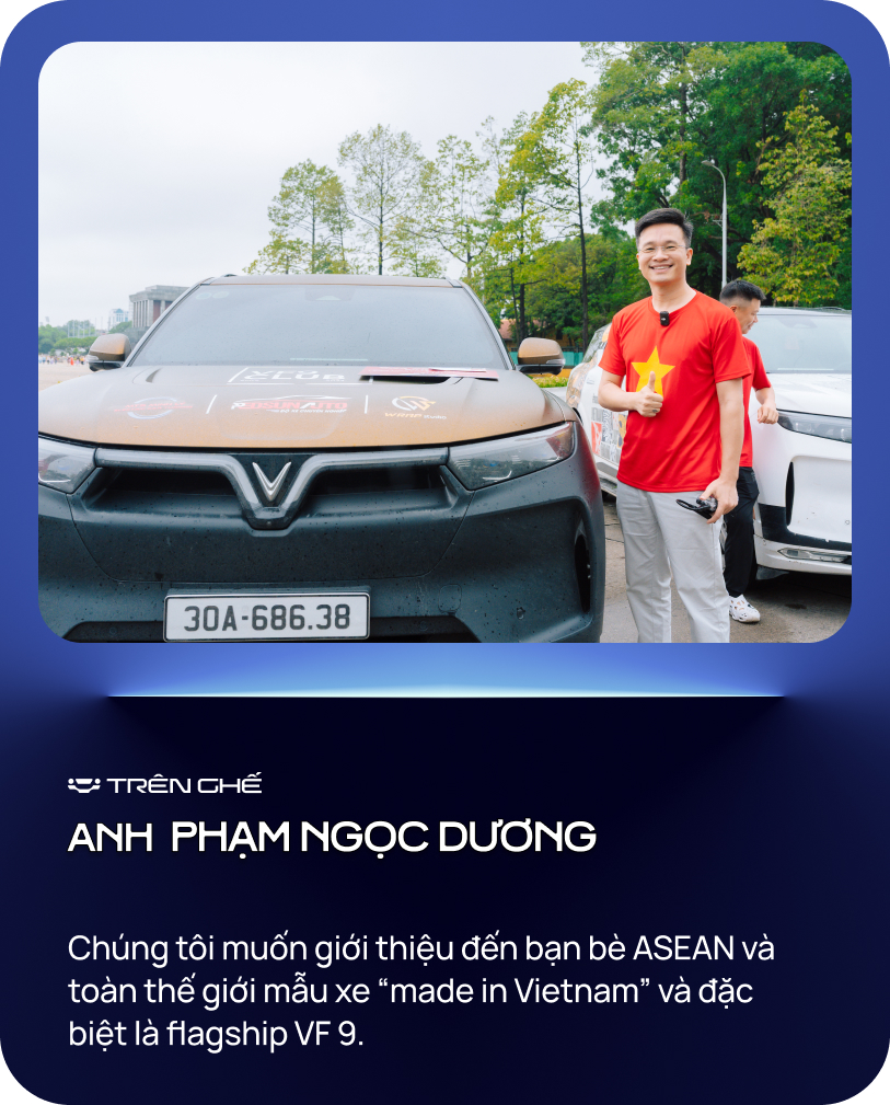 5 chiếc VinFast VF 9 xuyên 5 nước Đông Nam Á: ‘Khởi đầu dù vỡ lốp, vướng thủ tục nhưng không nản lòng’ - Ảnh 7.
