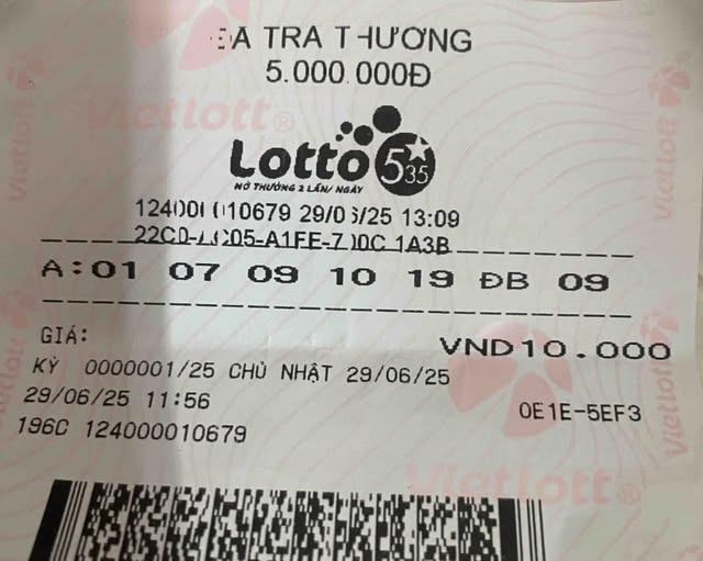 Xác suất trúng là một trên 8,14 triệu vé, vị khách ẵm 127 tỷ Jackpot 1 của Vietlott: Dãy số là gì? - Ảnh 3. Xác suất trúng là một trên 8,14 triệu vé, vị khách ẵm 127 tỷ Jackpot 1 của Vietlott: Dãy số là gì? - Ảnh 3.