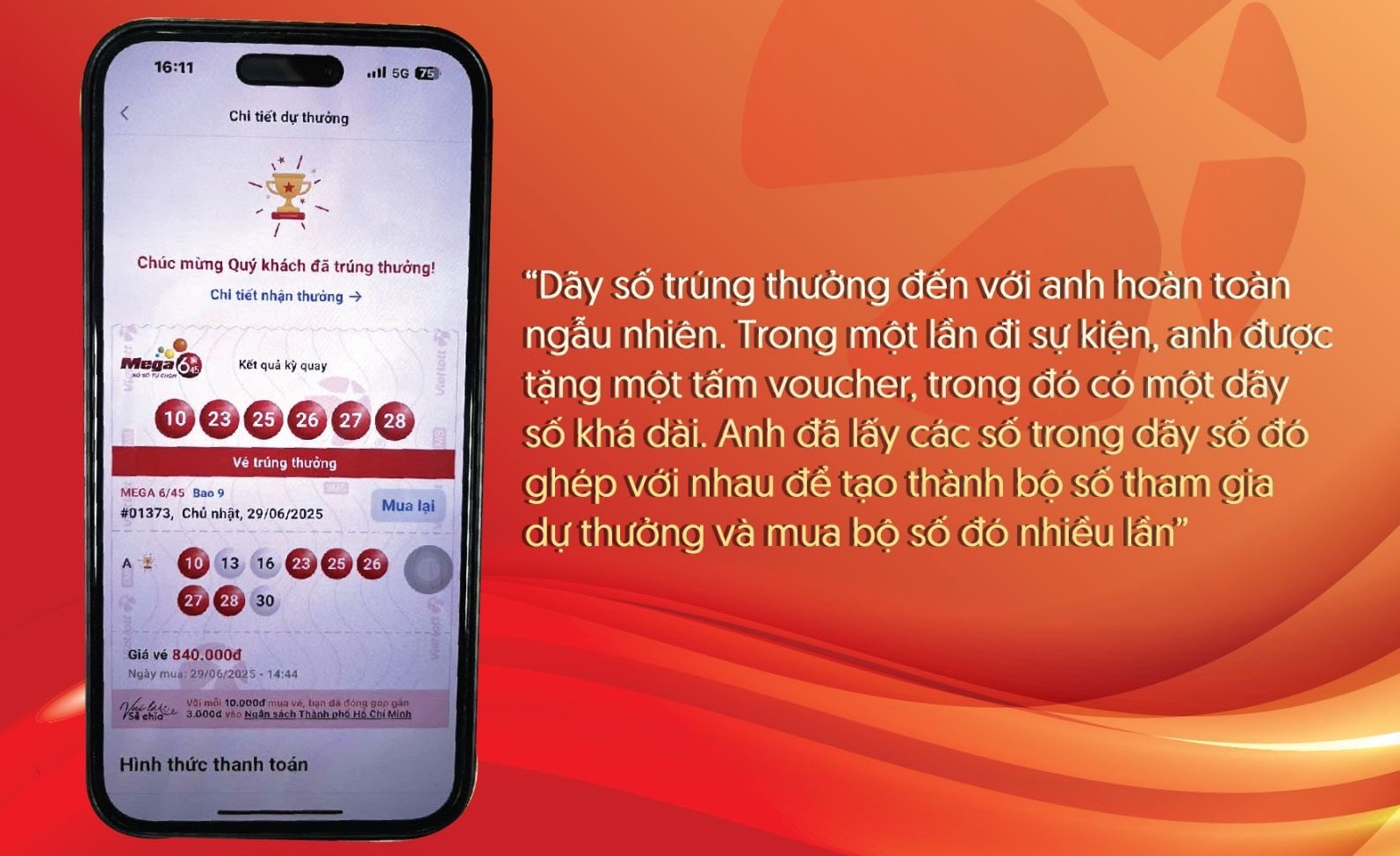 Ngỡ ngàng kỷ lục độc đắc 127 tỷ đồng Vietlott: Khách luận số từ 1 tờ voucher, đánh đi đánh lại nhiều lần- Ảnh 1.