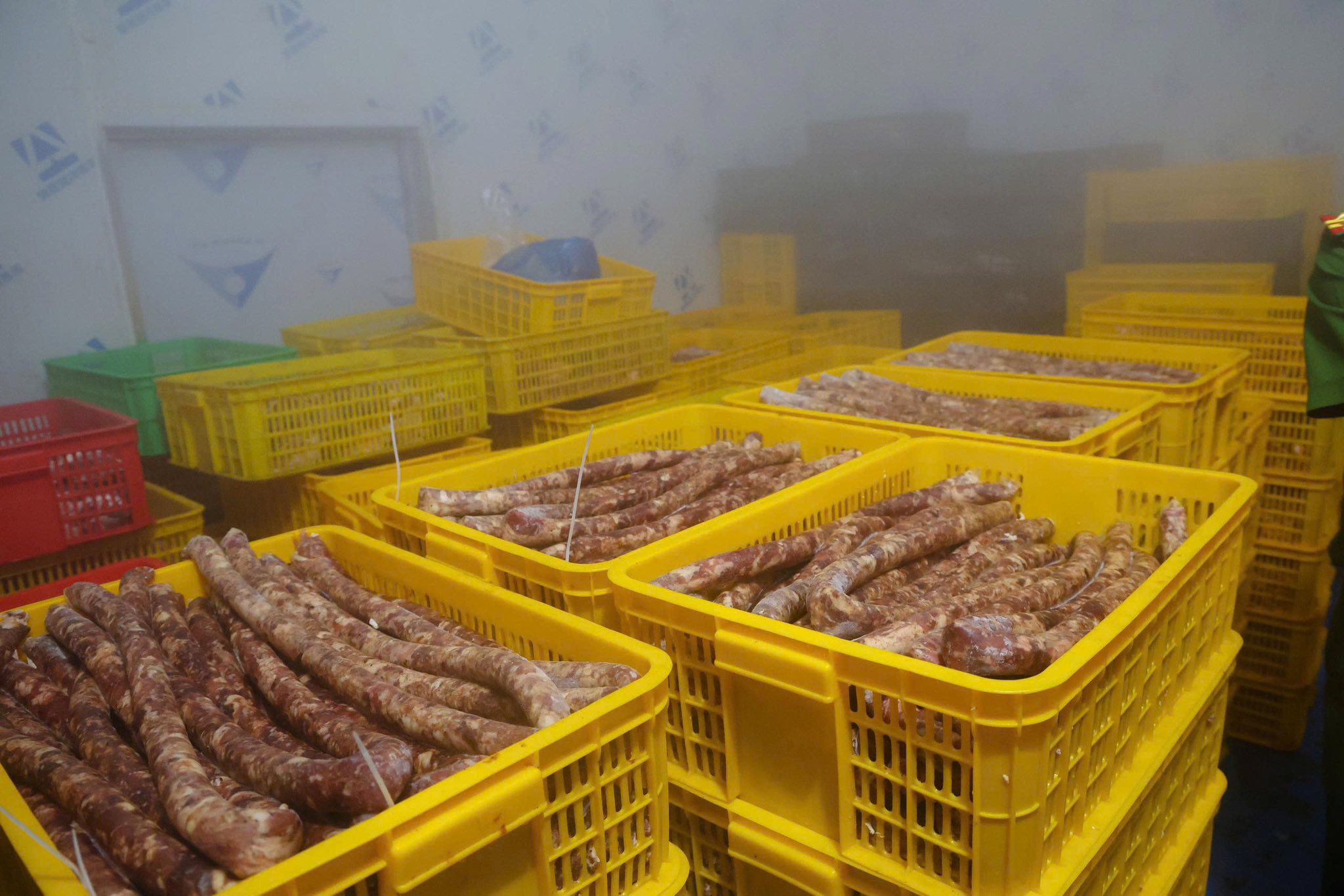 Đồng loạt khám xét 3 nhà kho của "trùm thực phẩm giả" Vũ Thị Hường: Hàng chục tấn thịt bốc mùi hôi thối  - Ảnh 7.