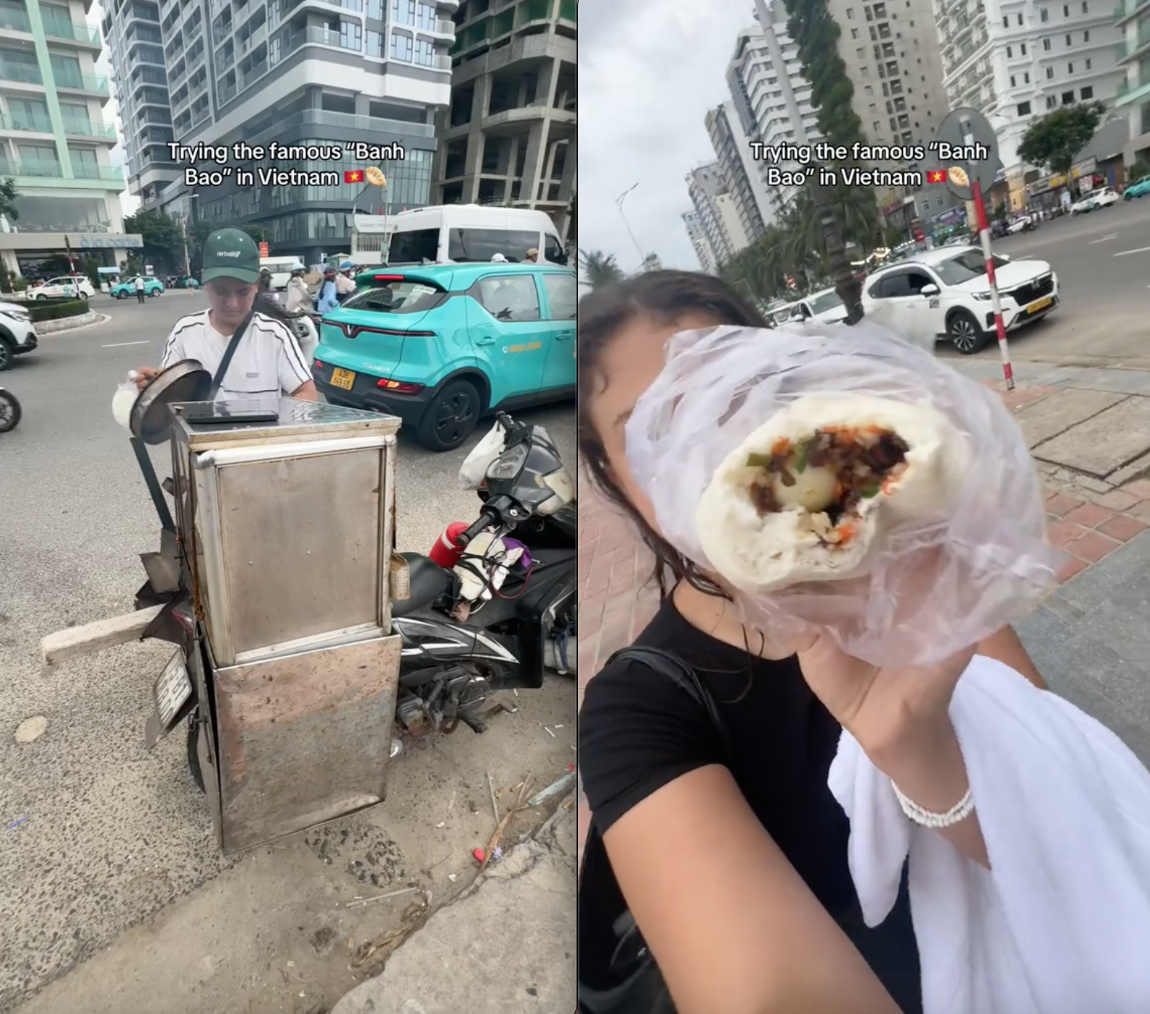 Bánh bao Việt Nam đang gây sốt ở nước ngòai nhờ tiếng rao đặc biệt - Ảnh 2. Bánh bao Việt Nam đang gây sốt ở nước ngòai nhờ tiếng rao đặc biệt - Ảnh 2.