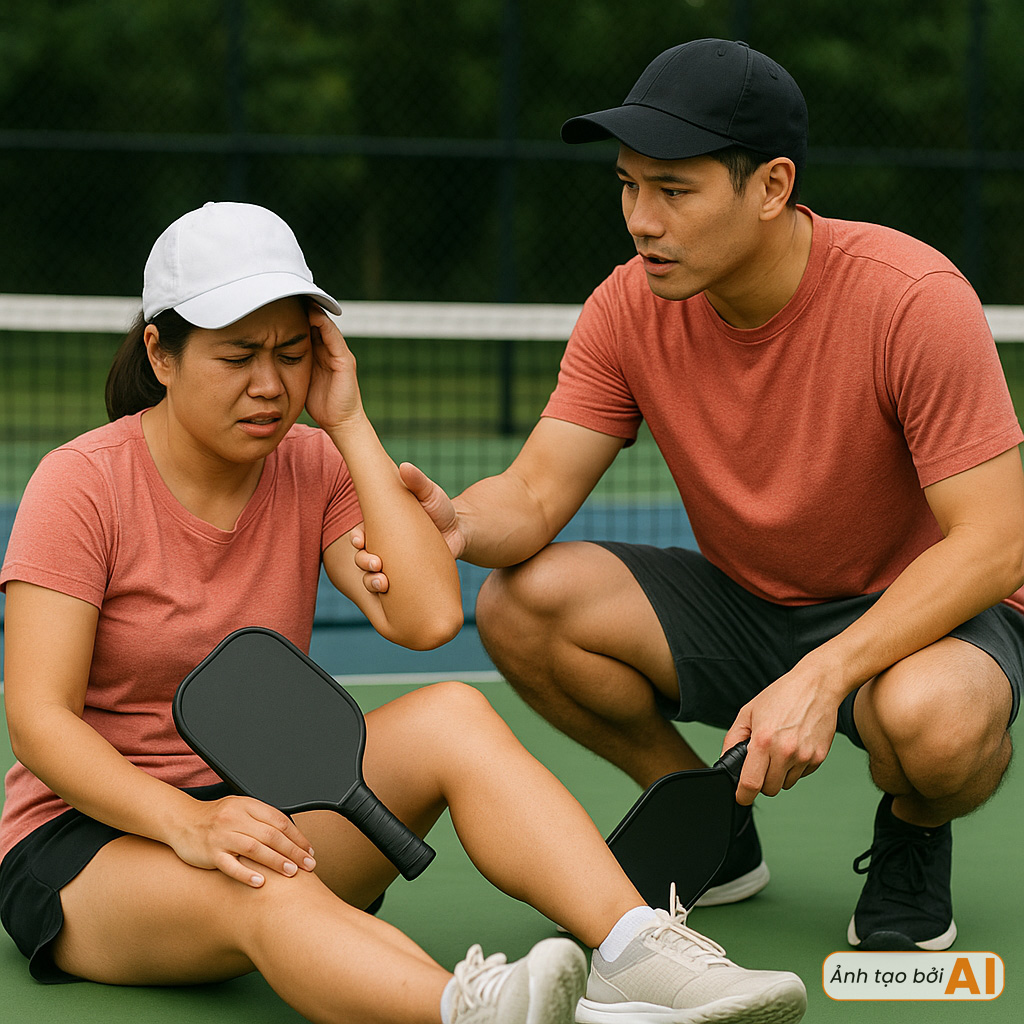 Đi đánh Pickleball, bị chồng smash thẳng vào đầu, những người vợ nên làm gì?- Ảnh 3. Đi đánh Pickleball, bị chồng smash thẳng vào đầu, những người vợ nên làm gì?- Ảnh 3.
