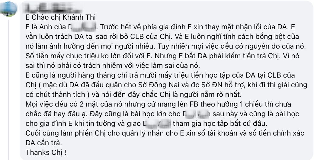 Xôn xao chuyện Khánh Thi đòi nợ học trò cũ trên MXH, người bênh kẻ chê- Ảnh 4. Xôn xao chuyện Khánh Thi đòi nợ học trò cũ trên MXH, người bênh kẻ chê- Ảnh 4.