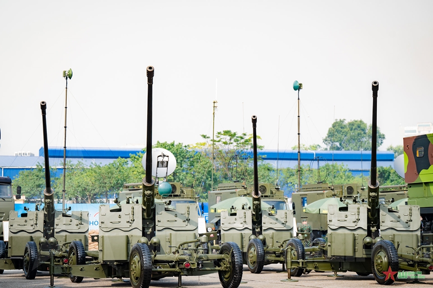 Pháo phòng không 57mm của QĐND Việt Nam tham gia diễu binh 2/9: Tầm bắn hiệu quả 4.300m, chống UAV - Ảnh 4.