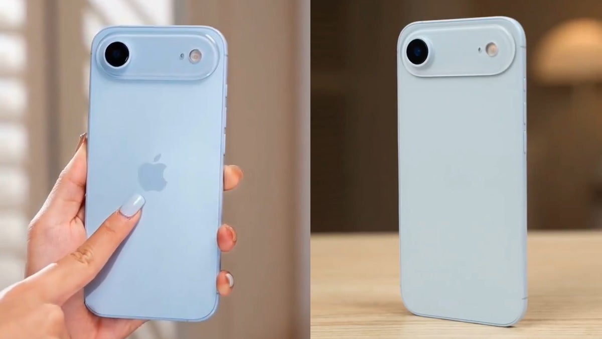 Video Cận Cảnh Iphone 17 Air, Màu Sắc Chưa Từng Xuất Hiện 1 Sky Blue Iphone 17 Air Spotted In Video Of Dummy Unit 1755276307960 1755276308520793839362