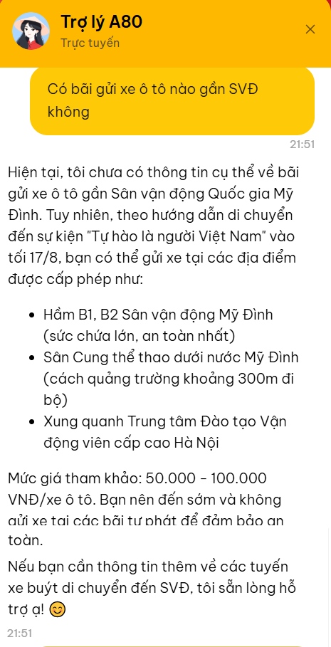"Tự hào là người Việt Nam" rực sáng tại Mỹ Đình: Hướng dẫn di chuyển và tra cứu nhanh qua nền tảng số A80 - Ảnh 4.