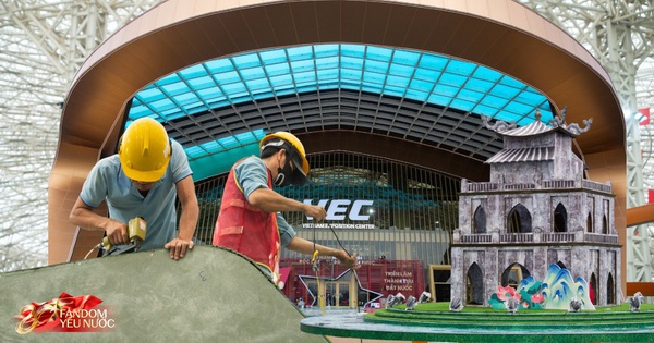 “Mục sở thị” nơi diễn ra triển lãm đặc biệt mừng Quốc khánh: Không gian hoành tráng nhất Việt Nam đang tất bật hoàn thiện trước giờ G