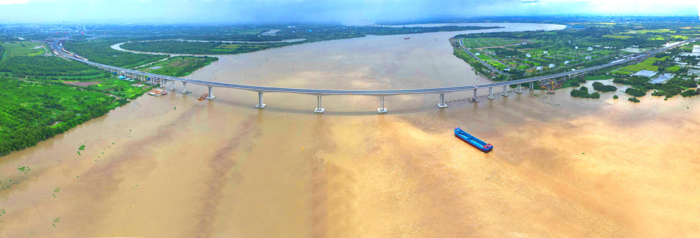 Cầu Nhơn Trạch chính thức thông xe góp phần hoàn thiện Vành đai 3 TPHCM - Ảnh 1.