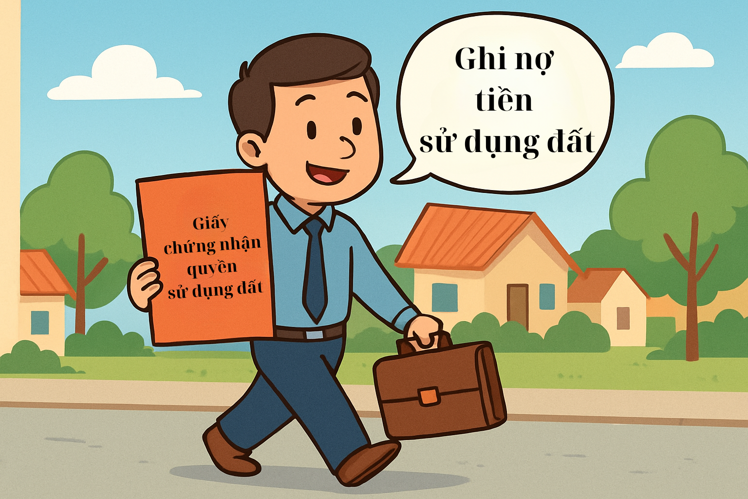 Điểm mới đáng chú ý: Người dân được ghi nợ tiền sử dụng đất khi làm sổ đỏ lần đầu - Ảnh 1.