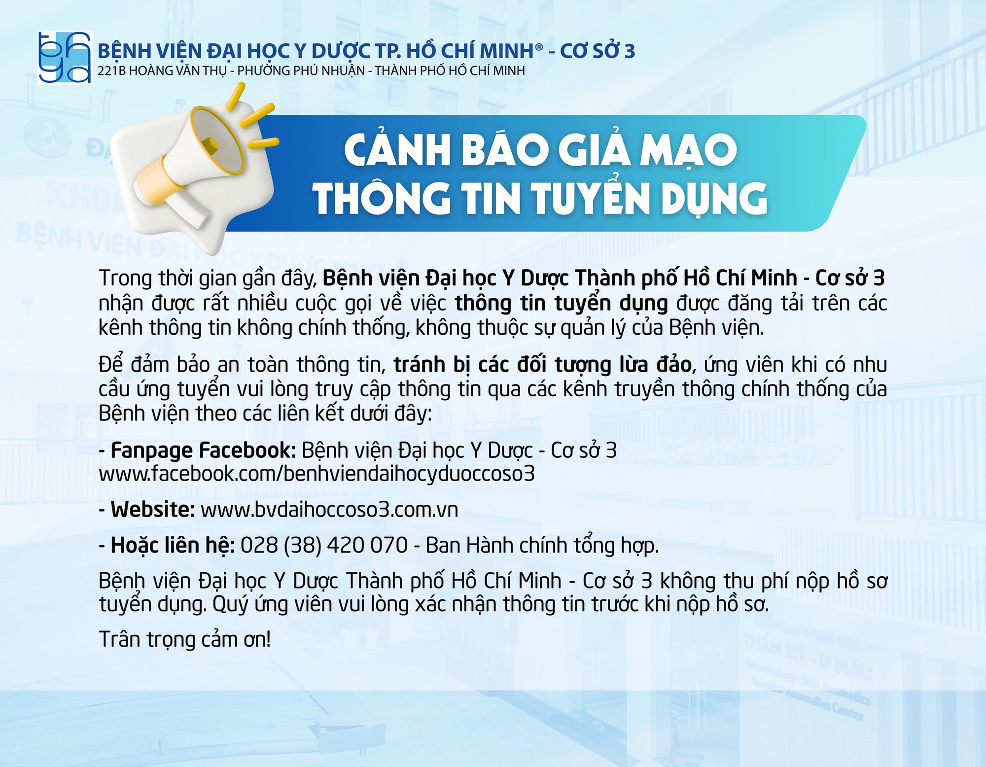 Bệnh Viện Hùng Vương Cảnh Báo Khẩn - Ảnh 2. Bệnh Viện Hùng Vương Cảnh Báo Khẩn - Ảnh 2.