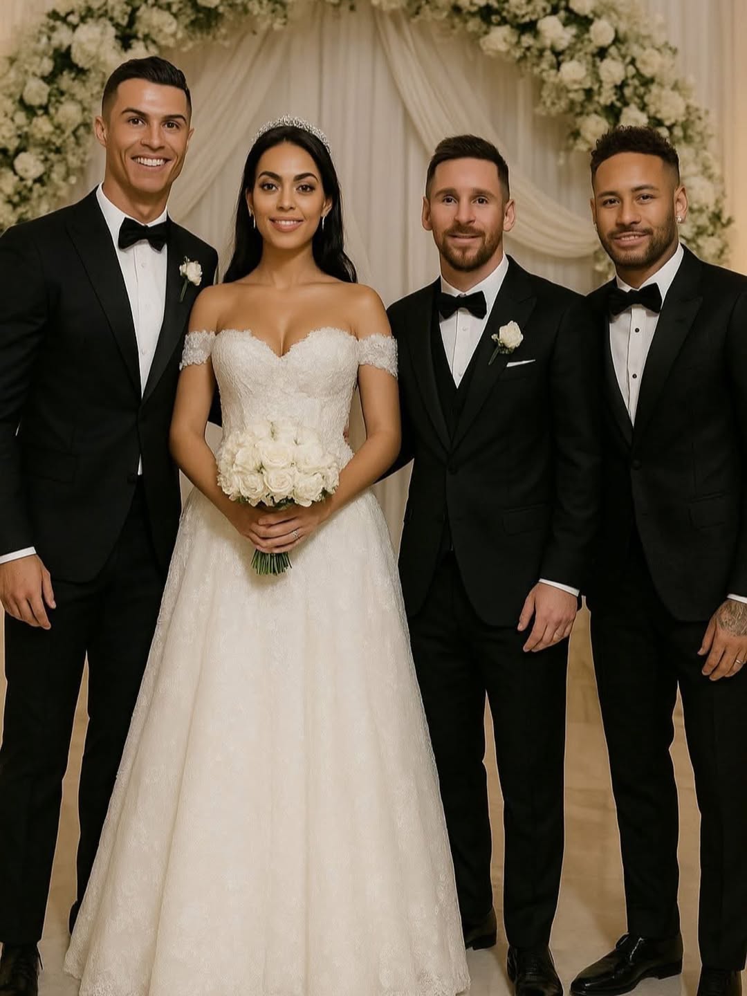 Bên trong đám cưới đắt đỏ nhất thế giới của Ronaldo: Dàn siêu sao hội tụi, Messi có thái độ gì?- Ảnh 2. Bên trong đám cưới đắt đỏ nhất thế giới của Ronaldo: Dàn siêu sao hội tụi, Messi có thái độ gì?- Ảnh 2.