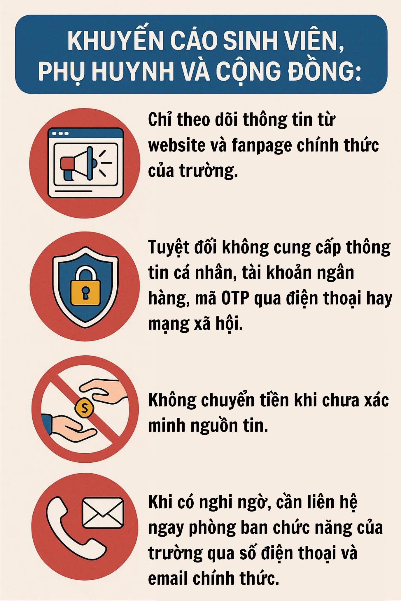 Công an phát cảnh báo khẩn tới tất cả sinh viên và phụ huynh toàn quốc - Ảnh 1.