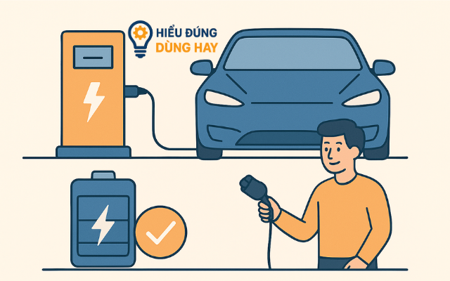 Có Nên Sạc Đầy 100% Pin Xe Điện? Sự Thật Khiến Nhiều Người Bất Ngờ 1 Có Nên Sạc Đầy 100% Pin Xe Điện? Câu Trả Lời Sẽ Khiến Nhiều Người Bất Ngờ - Ảnh 1.