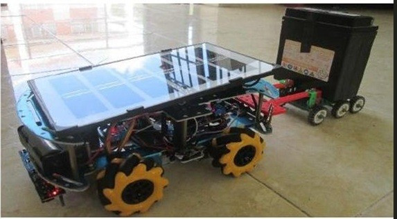 Xe điện t&iacute;ch hợp năng lượng mặt trời của nh&oacute;m nghi&ecirc;n cứu Trường đại học - Ảnh 1.