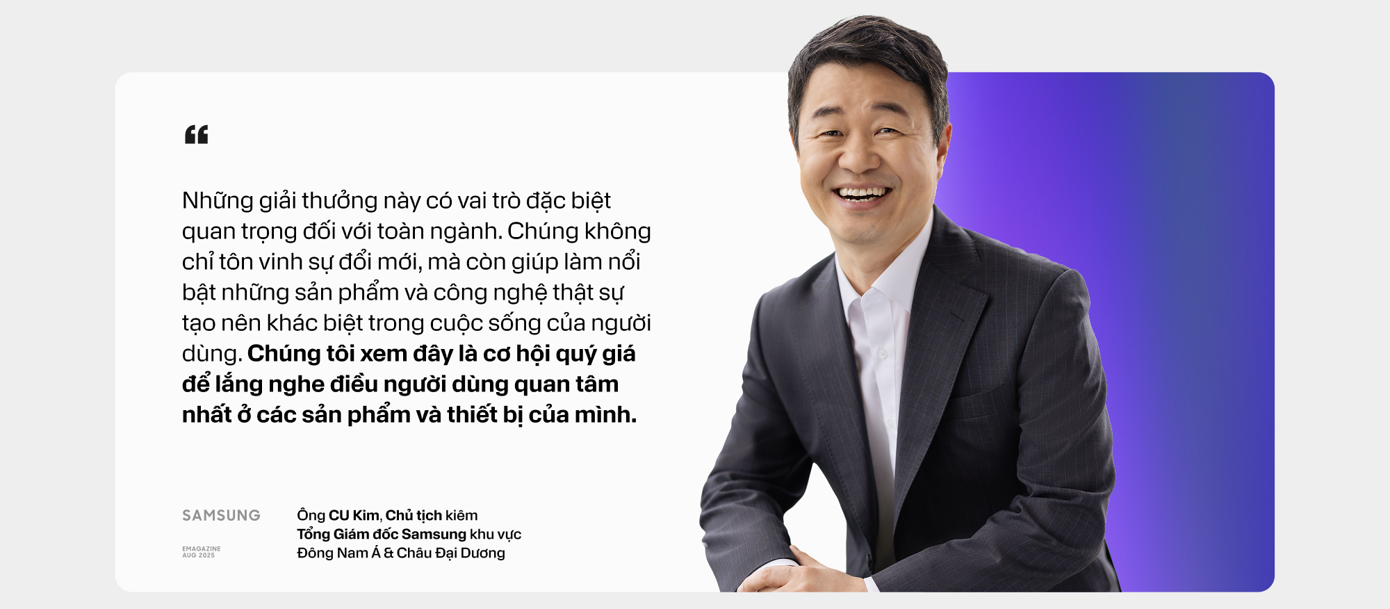 Chủ tịch Samsung Đông Nam Á & Châu Đại Dương khẳng định cam kết nhằm tạo ra “AI bền vững và có đạo đức” trước thềm BCA 2025- Ảnh 19.