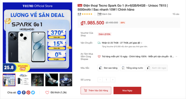 Một Mẫu Điện Thoại Mới Tinh Giá Chưa Tới 2 Triệu, Hơn 3.000 Người Đã Mua Trên Sàn Tmđt: Có Gì Đặc Biệt?- Ảnh 1. Một Mẫu Điện Thoại Mới Tinh Giá Chưa Tới 2 Triệu, Hơn 3.000 Người Đã Mua Trên Sàn Tmđt: Có Gì Đặc Biệt?- Ảnh 1.