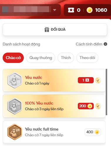 Cơ hội săn quà độc quyền của thành viên Fandom Yêu Nước: Đừng bỏ qua loạt bí kíp này!- Ảnh 3. Cơ hội săn quà độc quyền của thành viên Fandom Yêu Nước: Đừng bỏ qua loạt bí kíp này!- Ảnh 3.