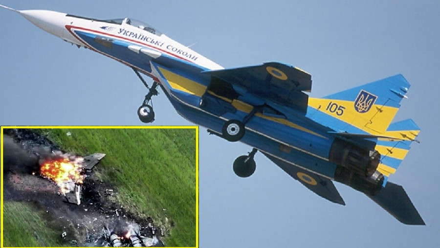 MiG - 29 rơi khi đối đầu với 50 UAV Geran - 2 trong cuộc tấn c&ocirc;ng của Nga - Ảnh 1.