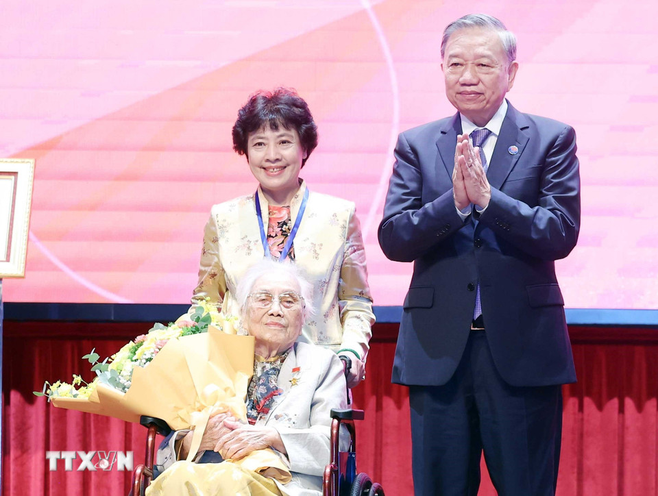 Tổng Bí thư Tô Lâm dự Lễ kỷ niệm 80 năm Ngoại giao Việt Nam - Ảnh 3.