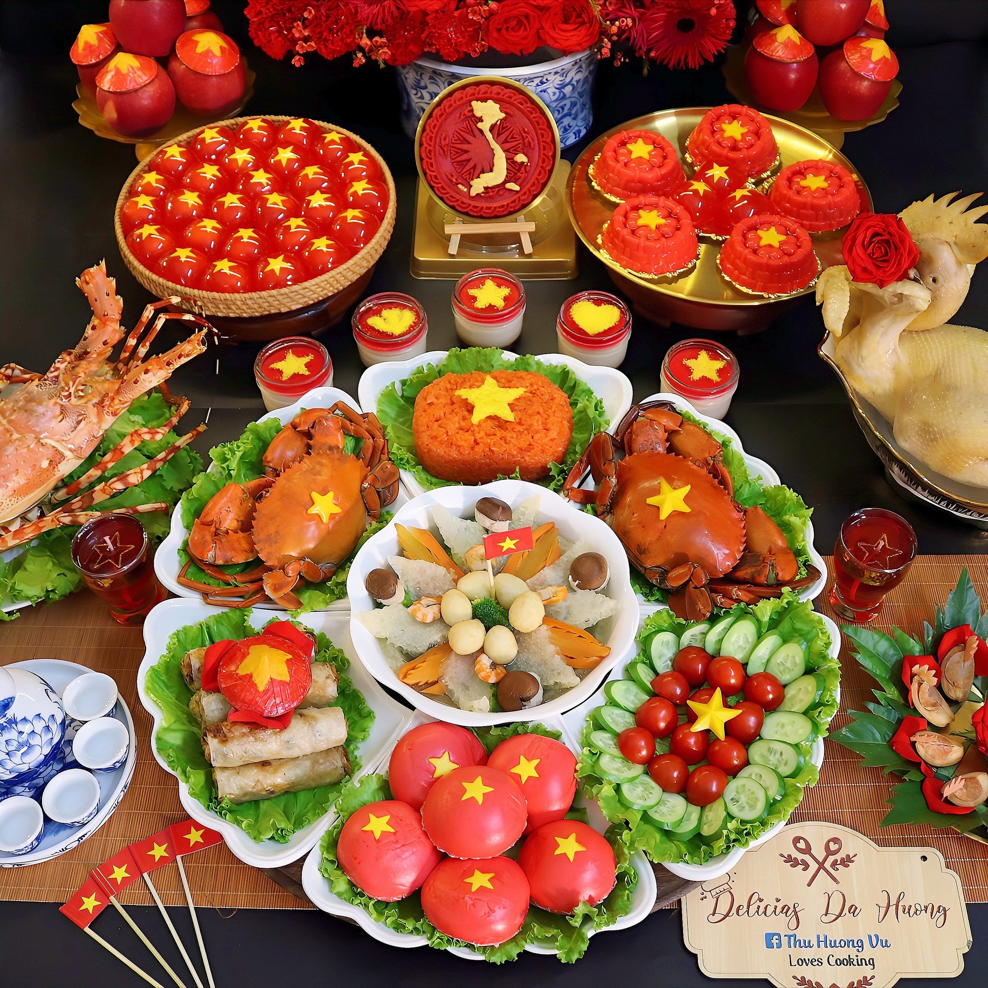 Mẹ đảm H&agrave; Nội mang niềm tự h&agrave;o d&acirc;n tộc v&agrave;o m&acirc;m lễ "Y&ecirc;u Nước" trong m&ugrave;a Vu Lan đặc biệt- Ảnh 4.